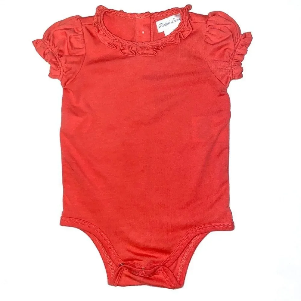 🎀3/$23🎀 ralph lauren ruffled bodysuit